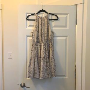 Snakeskin dress